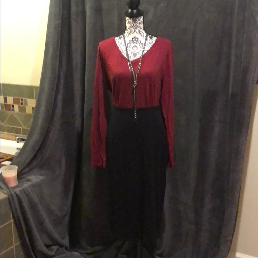 Black pencil skirt